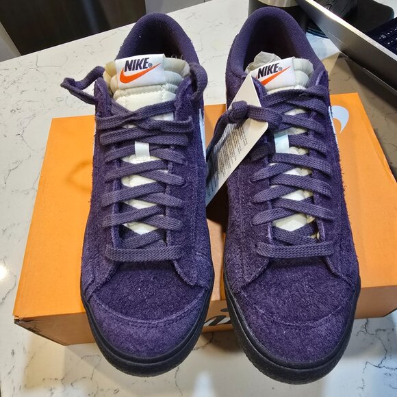 Nike Blazer Low '77 Vintage "Dark Raisin/Off Noir" FQ8060-500 Mens 10 Wms 11.5 - Picture 5 of 14